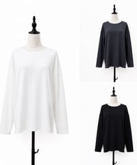 【siro de la bonte | '27 Spring Collection】 楊柳lib L/S pullover R713211