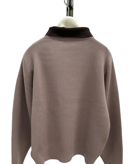 【ayane '26 winter collection】876827 ステンカラーロゴニット
