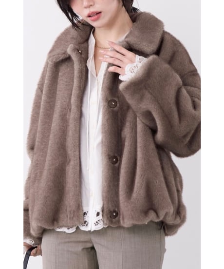 【MICA&DEAL】 ミンクライクファーブルゾン 0126306101