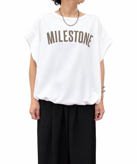 【siro de la bonte | '27 Spring Collection】linen like hightwist MILESTONE tuck pullover R713319