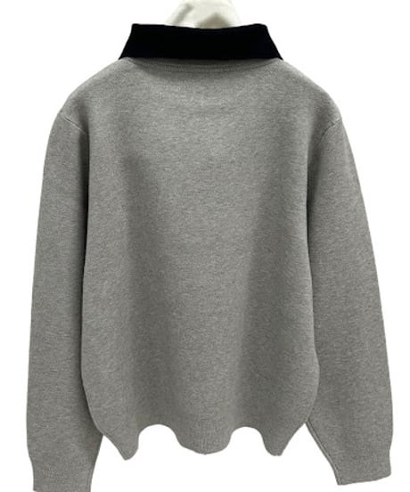 【ayane '26 winter collection】876827 ステンカラーロゴニット
