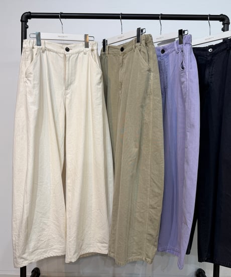 【PRIORITY | '27 Spring Collection】 ペインターカーヴィーパンツ P71096AI／２月上旬から３月上旬発送予定