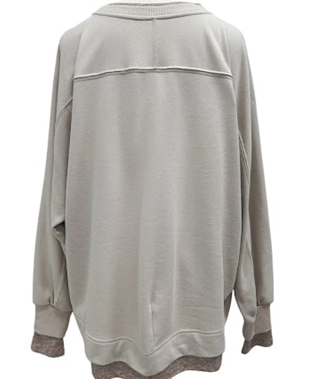 【ayane '26 winter collection】876806 レイヤードプルオーバー