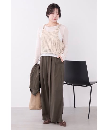【MICA&DEAL】 0126308052 レイヤードニットタンク