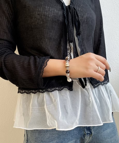 【charmaer 27 Early spring】297145 アンティークビーズブレス
