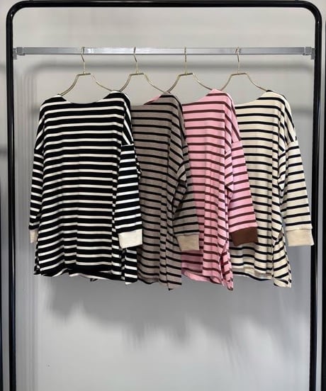 【MARGAUX VINTAGE | '27 Spring Collection】 ボーダーB/N　PO  CT 27029／1月下旬から2月中旬発送予定
