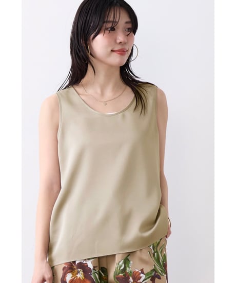 【MICA&DEAL】 0126201111 サテンタンクトップ