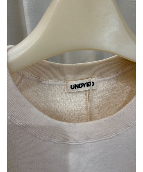 【UNDYED-アンダイド-】裏毛スウェット　26FW030