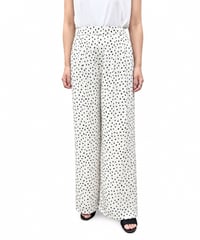 【siro de la bonte | '27 Spring Collection】dalmatian crepe tuck straight pants R713317