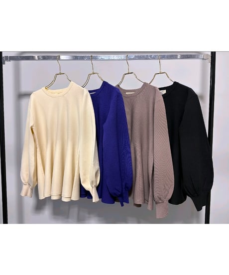 【MARGAUX VINTAGE 26AW】MG  KN - 26138 - A フレアニットPO