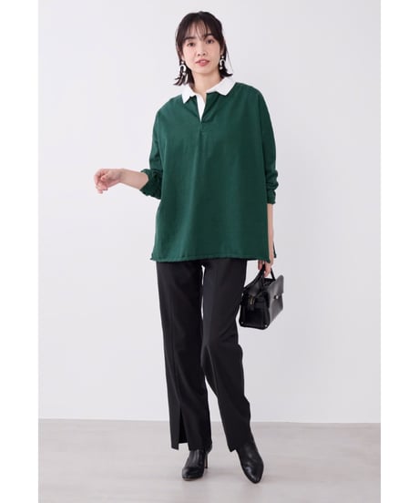 【MICA&DEAL】 0126309074 ラガーシャツ