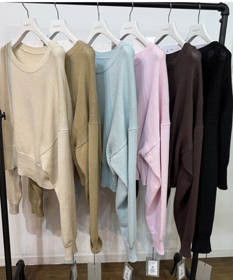 【PRIORITY | Pre-Order '27 Spring Collection】WASHI ニットPO P71083KR／1月末より発送予定