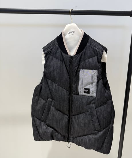 【ayane '26 winter collection】876809 ダンガリーダウンベスト