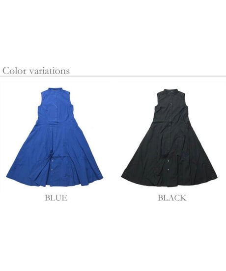 【VENT BLANC】 VBO261520 コットンワッシャー パネルデザインワンピース