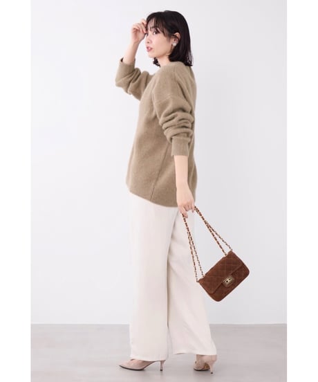 【MICA&DEAL】 ラクーンデュアルVネックニット 0126308103