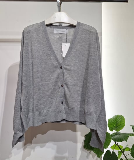 【SUGARROSE】266500 シアー三つボタンカーディガン