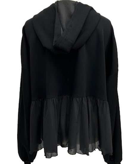 【ayane '26 winter collection】876823 ポンディングフーディドッキングブラウス
