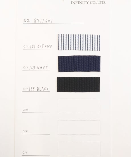 【LE MELANGE| '27 Spring Collection】トリコットシアーサッカーストライプ柄ワンピース 8711601／２月中旬から３月上旬発送予定
