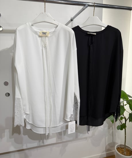 【MARGAUX VINTAGE】CT - 26091 - A　シアーロンTEEカフスレース