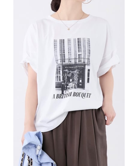 【MICA&DEAL】 0126209204 接触冷感-フォトプリントハーフスリーブT-shirt