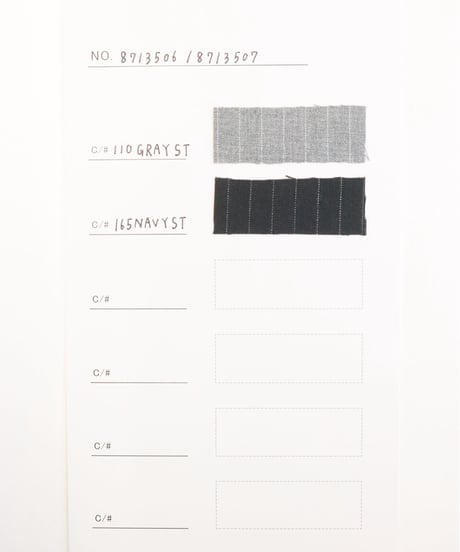 ⭐︎【LE MELANGE | '27 Spring Collection】TOROPICAL PIN STRIPEピンストライプパンツ 8713507／２月上旬から２月下旬発送予定