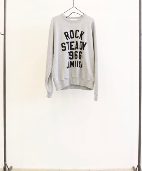 【LE MELANGE | '27 Spring Collection】10oz 30/7 FRENCH TERRY フロッキープリントトレーナー　8711003／１月下旬から２月中旬発送予定