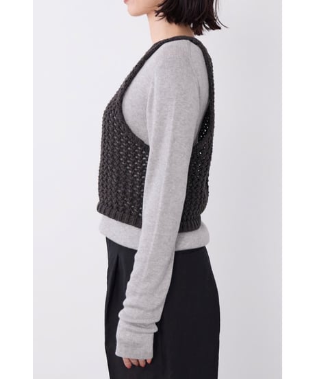 【MICA&DEAL】 0126308052 レイヤードニットタンク