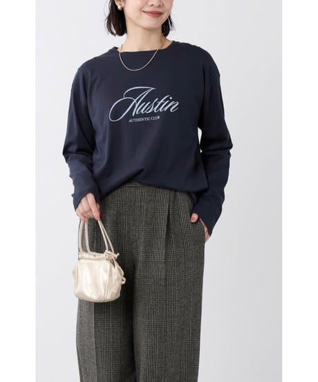 【MICA&DEAL】 "AUSTIN"ロゴロングT-shirt 0126409302