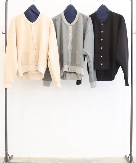 ⭐︎【LE MELANGE | '27 Spring Collection】RIB DOUBLE KNIT オーバーサイズブルゾン　8711802／２月上旬から２月下旬発送予定