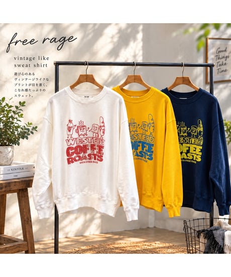 【free rage】COFFEE スウェット 226CC831