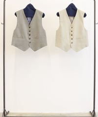 【LE MELANGE | '27 Spring Collection】SLUB MELANGE TWILLベスト 8713702／２月上旬から２月下旬発送予定