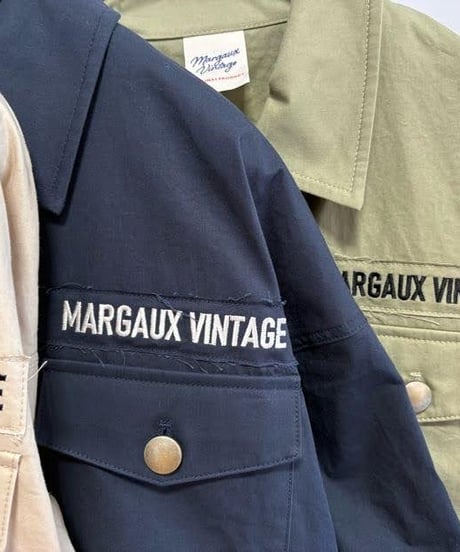 【MARGAUX VINTAGE | '27 Spring Collection】 サファリジャケット  JK 27027／2月上旬から3月上旬発送予定