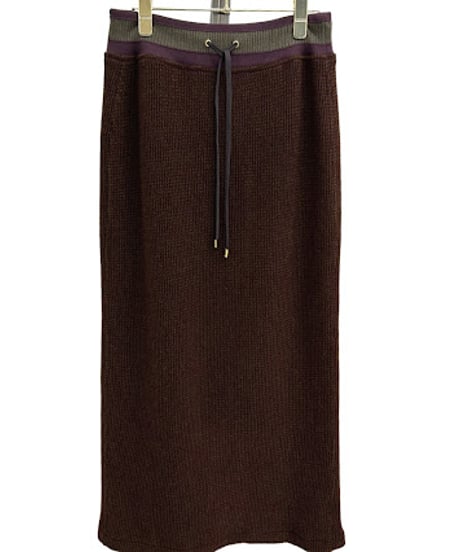 【ayane '26 winter collection】876807 インポート生地ペンシルスカート（限定）