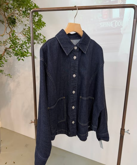 【cafune 27SS】 35419 10oz denim dolman jacket