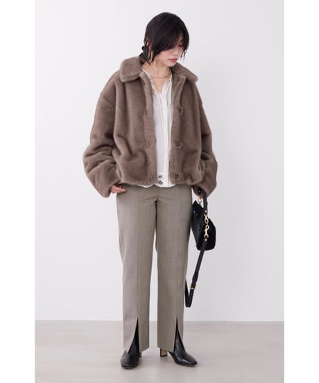 【MICA&DEAL】 ミンクライクファーブルゾン 0126306101