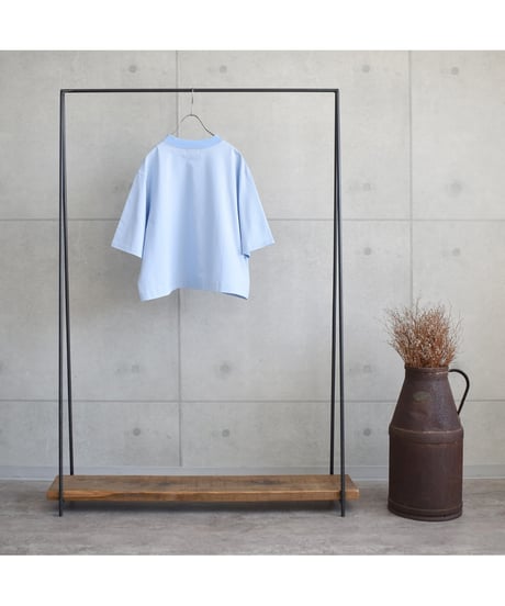 【AUG】 862313 クールタッチ天竺 6分袖クロップド Tee｜接触冷感