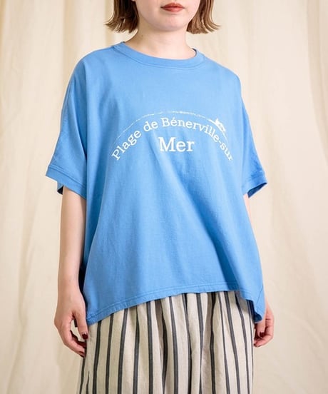[Brocante / ブロカント]  39-0228N 30/-ベーシック天竺 ココンTシャツ
