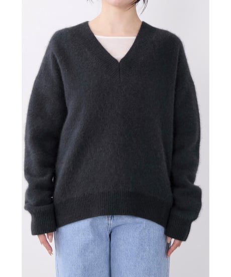 【MICA&DEAL】 ラクーンデュアルVネックニット 0126308103