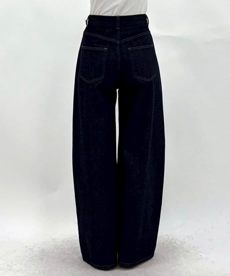 【cafune 27SS】 15631 10oz soft denim tuck pants