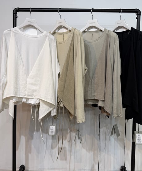 【PRIORITY | '27 Spring Collection】 ビスチェTシャツ P71111BF／２月上旬から３月上旬発送予定