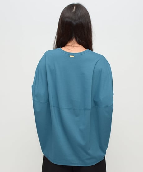 全国送料185円【Praia】LER-2692/2545 ソフトポンチコクーンプルオーバー