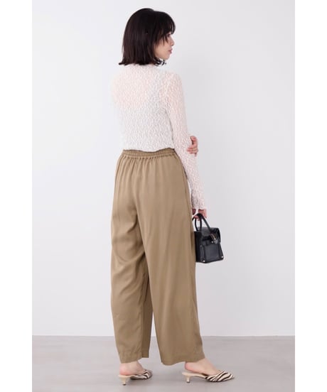 【MICA&DEAL】 0126303054 フィブリルワイドストレートイージーパンツ