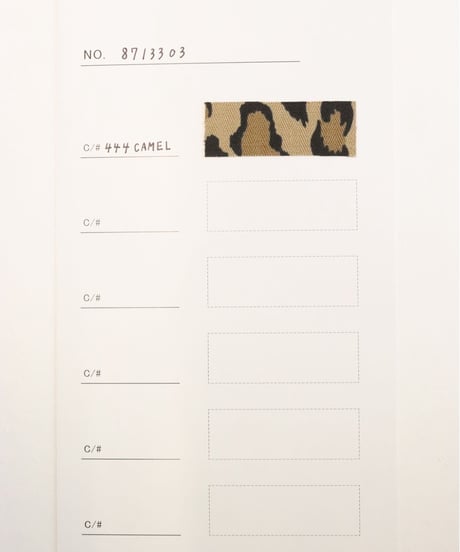 【LE MELANGE| '27 Spring Collection】レオパード柄セミタイトロングスカート 8713303／２月下旬から３月中旬発送予定
