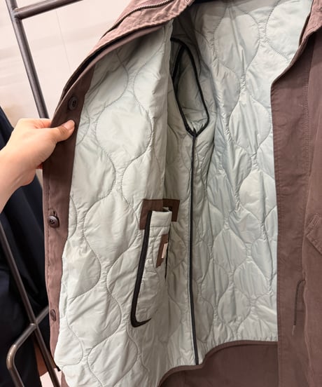 【LE MÉLANGE '26 winter collection】8653902 NYLON RIPSTOP（REVERSIBLE）