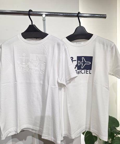全国送料185円【Harriss】BK251-61260 MERetCIEL柄Tシャツ
