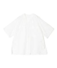 全国送料185円【MACPHEE】12-01-52-01503　ドビーストライプ チュニックブラウス