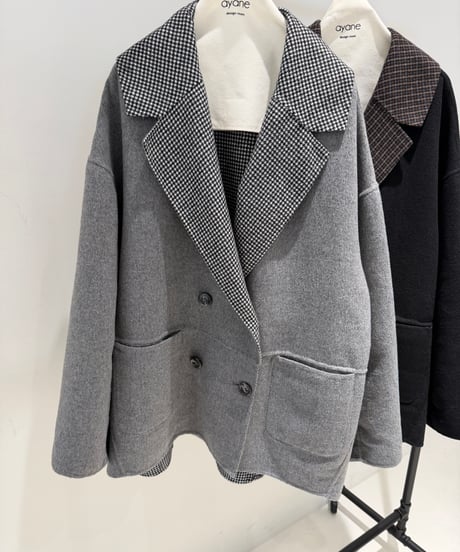 【ayane '26 winter collection】876801 リバーシブルコート（限定）