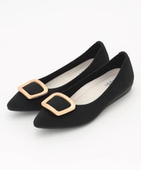 【steppi / ONWARD】SESIGM0207 バックル付きポインテッドパンプス