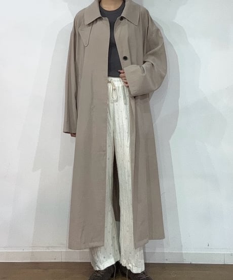 【PRIORITY | '27 Spring Collection】 オーバーステンカラーコート P71131ME／１月下旬から２月下旬発送予定