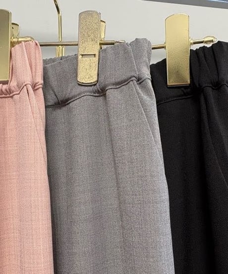 【MARGAUX VINTAGE | '27 Spring Collection】 テーパードスリットパンツ  PT 27018／2月上旬から3月上旬発送予定